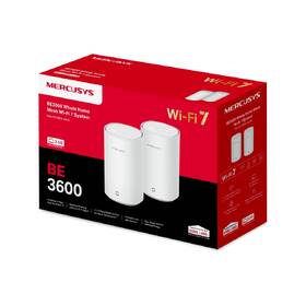 Router Mercusys Halo E27BE BE3600 Mesh Wi-Fi 7 (2-pack) biely

 obrázok produktu 5 z 5