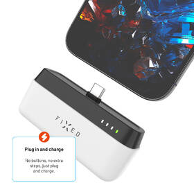 Powerbank FIXED Zen 5 Plug-in, PD 20W, 5 000 mAh čierny/biely

 obrázok produktu 6 z 10
