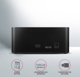 Dokovacia stanica Axagon SuperSpeed USB COMPACT HDD dock čierna

 obrázok produktu 2 z 9
