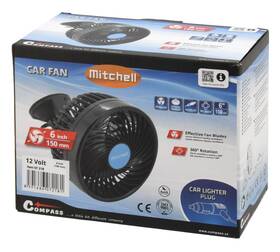Ventilátor Mitchell 150mm 12V na přísavku 

 obrázok produktu 5 z 6