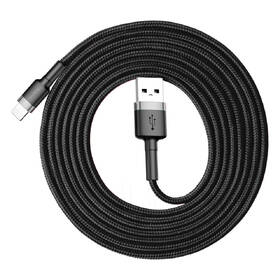 Kábel Baseus Cafule USB/Lightning, 1,5A, 2m čierny/sivý

 obrázok produktu 1 z 5