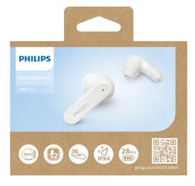 Slúchadlá Philips TAT2139WT biela

 obrázok produktu 8 z 13