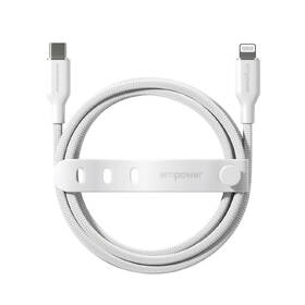 Kábel PanzerGlass empower MFI USB-C/Lightning, 1,2 m biely

 obrázok produktu 1 z 5