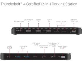 Dokovacia stanica Club3D Thunderbolt 4, 12v1 čierna

 obrázok produktu 3 z 6