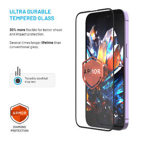 Tvrdené sklo FIXED Armor s Anti-dust aplikátorom a AR vrstvou na Apple iPhone 17 čierne

 obrázok produktu 3 z 11