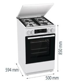 Kombinovaný sporák Gorenje MEKS5141WM biely

 obrázok produktu 15 z 15
