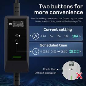 Nabíjacia stanica dé 11kW Portable Charger with 7m cable čierna

 obrázok produktu 3 z 5