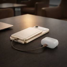 Powerbank BMX SolidSafe™ Air Titanium 5K Qi2 bezdrôtová magnetická zlatá

 obrázok produktu 7 z 8