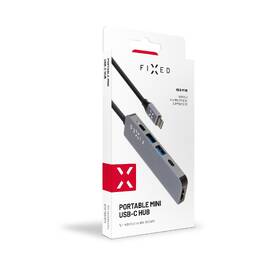 USB Hub FIXED 5v1 USB-C Mini pre notebooky a tablety sivý

 obrázok produktu 5 z 5