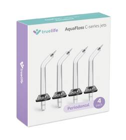 Náhradné trysky TrueLife AquaFloss Compact C300 Periodontal Jet (4 ks) biela

 obrázok produktu 2 z 2