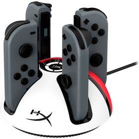 Dokovacia stanica HyperX ChargePlay Quad 2 Nintendo Switch Controller Charger biela/červená

 obrázok produktu 1 z 3