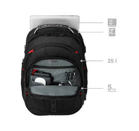 Batoh na notebook Wenger Pegasus Deluxe 16" čierny

 obrázok produktu 10 z 11