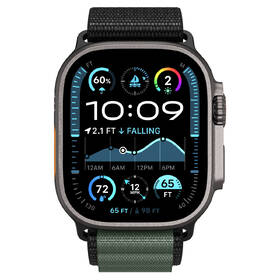 Remienok Spigen Fabric na Apple Watch 49/46/45/44mm čierny/zelený

 obrázok produktu 2 z 15