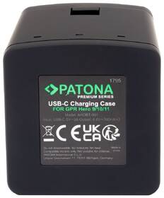 Nabíjačka PATONA Premium Series USB-C AHDBT901 (GoPro Hero 9/10/11/12) čierna

 obrázok produktu 5 z 7