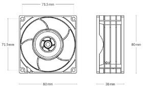 Ventilátor Arctic Cooling S8038-10K čierny

 obrázok produktu 5 z 5
