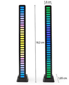 LED svetlo Nedis RGB, herní, 2ks čierne

 obrázok produktu 9 z 12