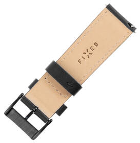Remienok FIXED Leather Strap so šírkou 22mm čierny

 obrázok produktu 3 z 3