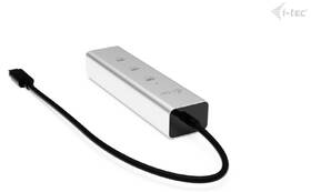 USB Hub i-tec iUSB-C Charging Metal HUB 5port, USB-C video 8K, PD 85W strieborný

 obrázok produktu 3 z 10
