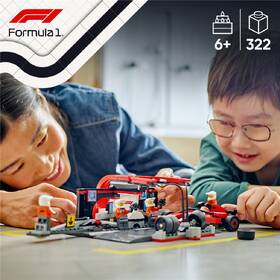 Stavebnica LEGO® City 60443 Zastávka v boxech F1® a personál s vozem Ferrari 

 obrázok produktu 7 z 9