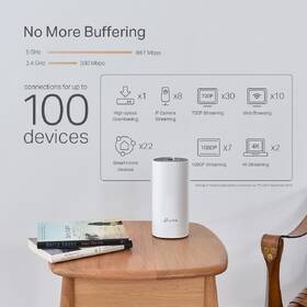 Kompletný Wi-Fi systém TP-Link Deco P9 (3 ks) biely

 obrázok produktu 3 z 4