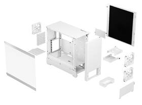 Case FRACTAL DESIGN Silent Tempered Glass Clear Tint biela

 obrázok produktu 11 z 11