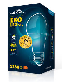 LED žiarovka ETA EKO LEDka klasik 18W, E27, teplá biela 

 obrázok produktu 2 z 2
