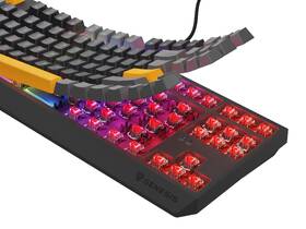 Klávesnica Genesis THOR 230, TKL, RGB, Outemu Red, US layout, čierno-šedá 

 obrázok produktu 10 z 10