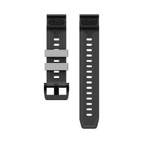 Remienok Cubenest Premium Silicone Garmin QuickFit Band 22mm čierny/sivý

 obrázok produktu 1 z 5