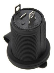 Zásuvka Compass 07393 12/24V s krytem 

 obrázok produktu 2 z 4
