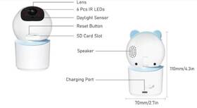 IP kamera IMMAX BABY, Wi-Fi, Tuya modrá

 obrázok produktu 4 z 9