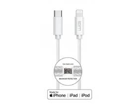 Kábel WG USB-C/Lightning, MFi, 2 m biely

 obrázok produktu 1 z 2