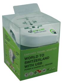 Cestovný adaptér Q2 Power WORLD - SWITZ. 

 obrázok produktu 2 z 2