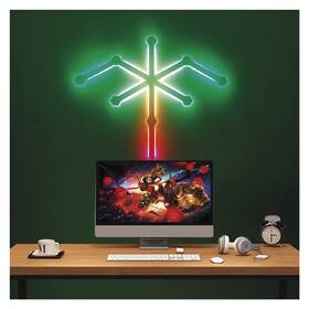 Nástenné svietidlo EMOS GoSmart, 34 W, RGB Lines (9 ks) biele

 obrázok produktu 9 z 10