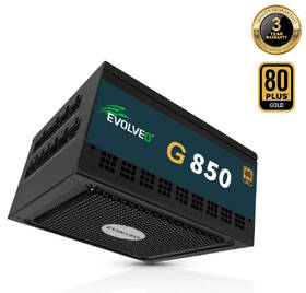 Zdroj Evolveo G850 Black 850W 80+ Gold, ATX 3.1 čierny

 obrázok produktu 4 z 14