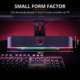 Reproduktory Trust GXT 619 Thorne RGB Illuminated Soundbar čierne

 obrázok produktu 9 z 11