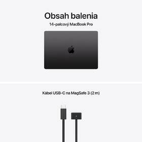 Notebook Apple CTO 14" s nanotexturou M5 Pro 15× CPU 16× GPU, 48 GB, 1 TB - kozmicky čierny SK 

 obrázok produktu 8 z 8