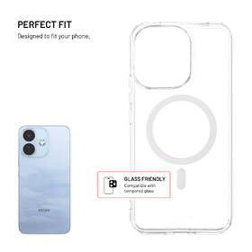 Kryt na mobil FIXED MagPure na Xiaomi Redmi Note 17 Pro 5G priehľadný

 obrázok produktu 1 z 7