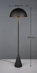 Stojacia lampa TRIO ALFIE, E27 čierna

 obrázok produktu 5 z 5