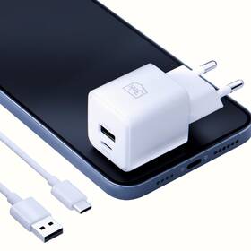 Nabíjačka do siete 3mk Hyper GaN USB-C/USB-A 20W biela

 obrázok produktu 9 z 12
