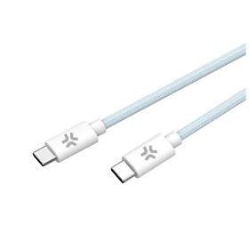 Kábel Celly USB-C/USB-C, opletený (bavlnený), 60 W, 1,5 m modrý

 obrázok produktu 1 z 2