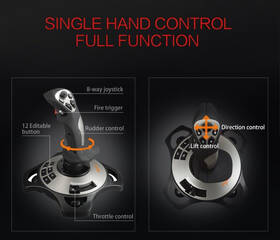 Joystick PXN 2113 PRO Flightstick čierny

 obrázok produktu 12 z 14
