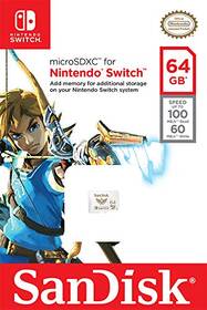 Pamäťová karta SANDISK Micro SDXC 64GB UHS-I U3 (V30) pre Nintendo Switch (100R/60W) 

 obrázok produktu 2 z 2