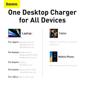 Nabíjačka do siete Baseus GaN3, 2x USB-A, 2x USB-C 100W čierna

 obrázok produktu 13 z 15