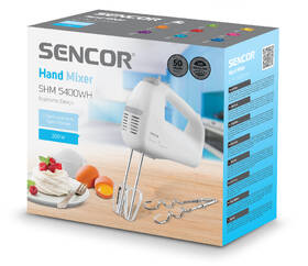 Ručný šľahač Sencor SHM 5400WH 

 obrázok produktu 7 z 8