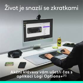 Klávesnica Logitech POP ICON, US layout sivá

 obrázok produktu 6 z 10