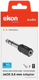 Adaptér Ekon JACK 3,5 MM-6,3MM 

 obrázok produktu 1 z 1