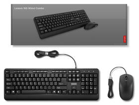 Klávesnica s myšou Lenovo 160 Wired KB-Mouse Combo, CZ/SK čierna

 obrázok produktu 6 z 6