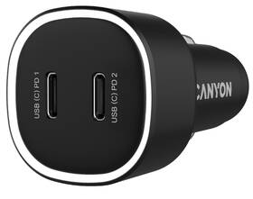 Adaptér do auta Canyon OnDrive 60 PD 60W 2xUSB-C čierny

 obrázok produktu 1 z 9