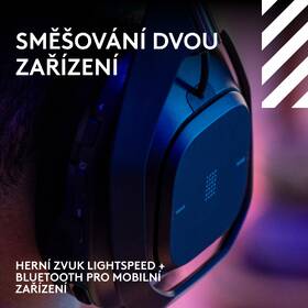 Headset Logitech G Astro A50 X Lightspeed Wireless + Base Station čierny

 obrázok produktu 20 z 23