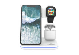 Bezdrôtová nabíjačka Canyon 3v1 pre telefón, Apple Watch, Airpods biela

 obrázok produktu 2 z 5